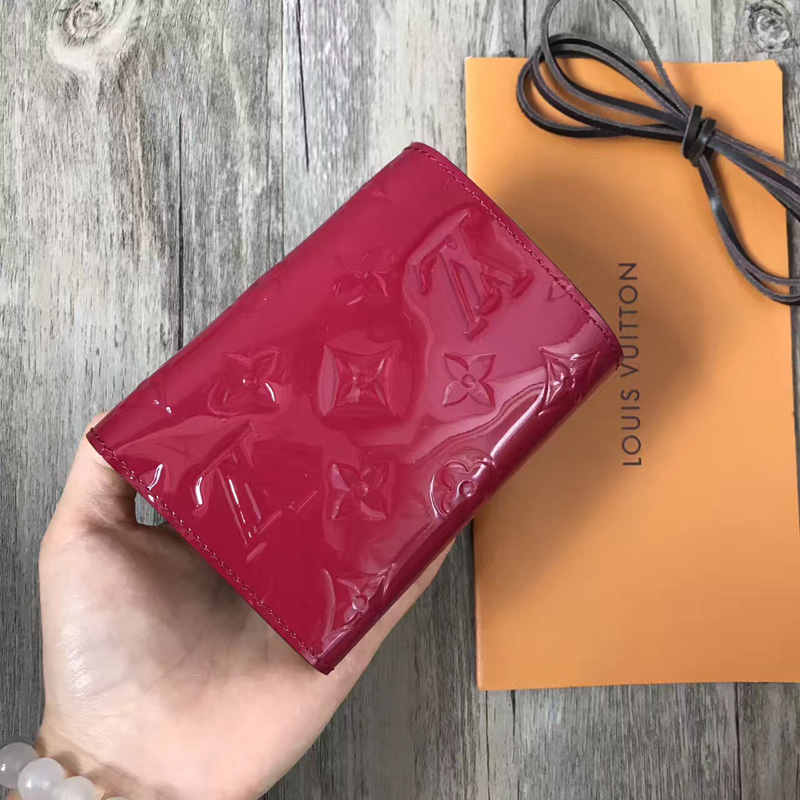 M62429 LV VICTORINE 錢夾 LV漆皮三折豆豆錢夾 LV短夾