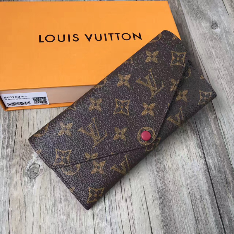 M60708 LV JOSEPHINE 錢夾 LV長(zhǎng)款豆豆錢夾 LV信封錢包