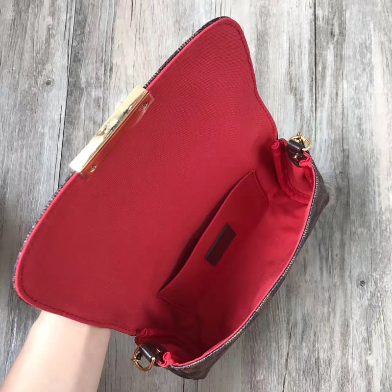 N41276 LV FAVORITE 小號手袋 LV Damier Ebene棋盤格 單肩斜挎包