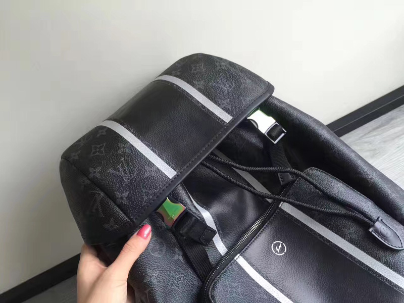 M43409 LV 2017藤原浩聯名閃電系列 ZACK 雙肩包