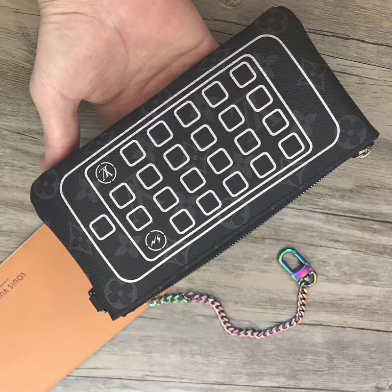 M64433 LV 2017藤原浩聯(lián)名閃電系列 手機袋 LV手機包