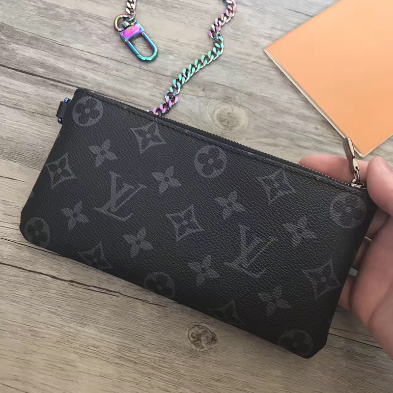 M64433 LV 2017藤原浩聯(lián)名閃電系列 手機袋 LV手機包