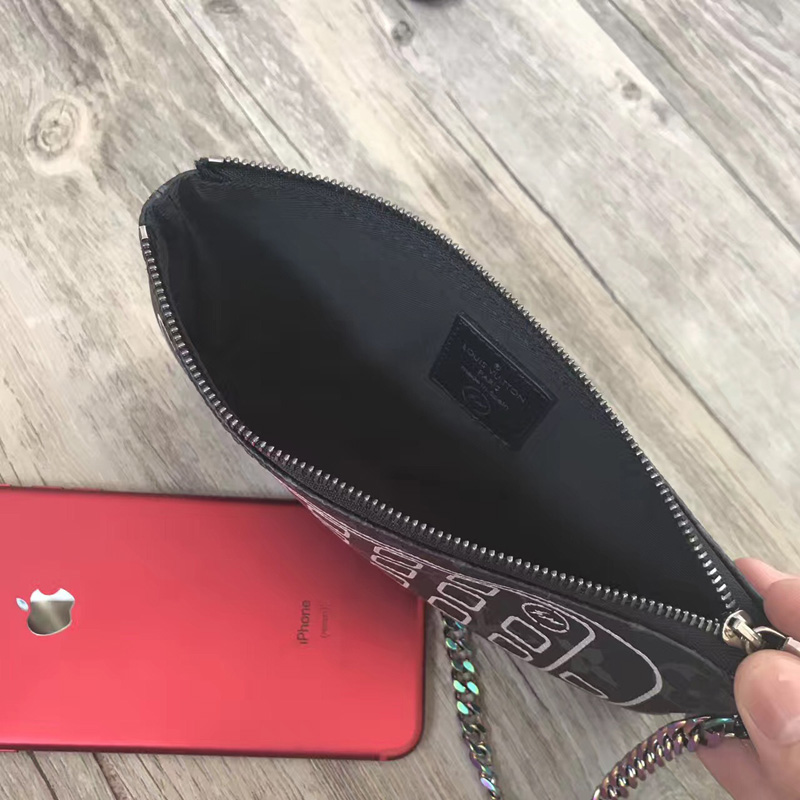 M64433 LV 2017藤原浩聯(lián)名閃電系列 手機袋 LV手機包