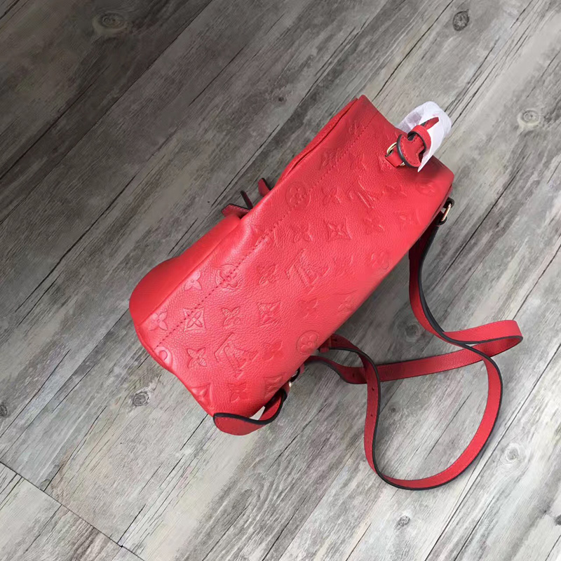 M44015 LV SORBONNE 雙肩包 LV全皮壓花雙肩包 LV女士背包