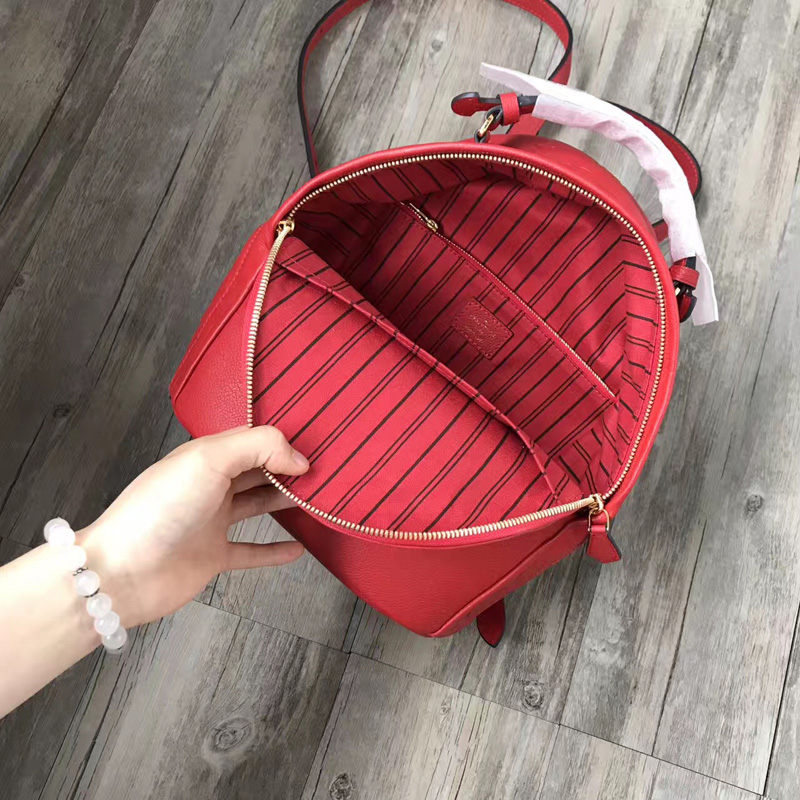 M44015 LV SORBONNE 雙肩包 LV全皮壓花雙肩包 LV女士背包