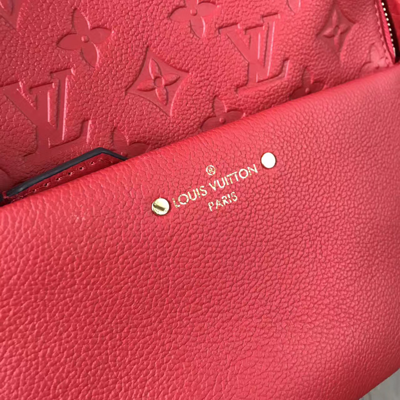 M44015 LV SORBONNE 雙肩包 LV全皮壓花雙肩包 LV女士背包