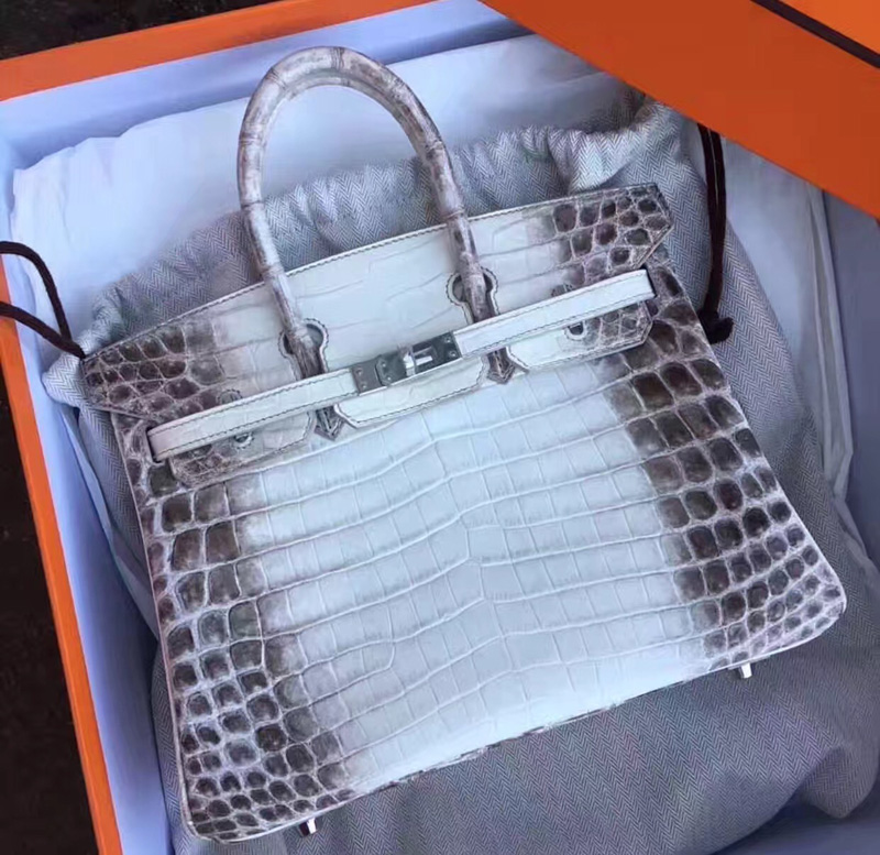 愛馬仕手提包 Hermes Birkin系列 鉑金包 純手工定制版 30cm 鱷魚皮