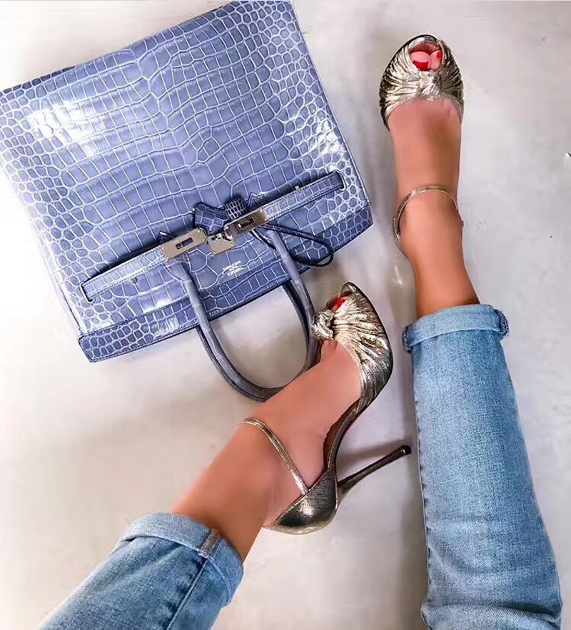 愛馬仕手提包 Hermes Birkin系列 鉑金包 純手工定制版 30cm 鱷魚皮