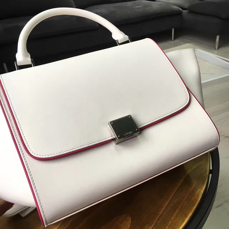 Celine Trapeze 小號手袋 賽琳秋千包 賽琳秋千包配色系列 白配黑