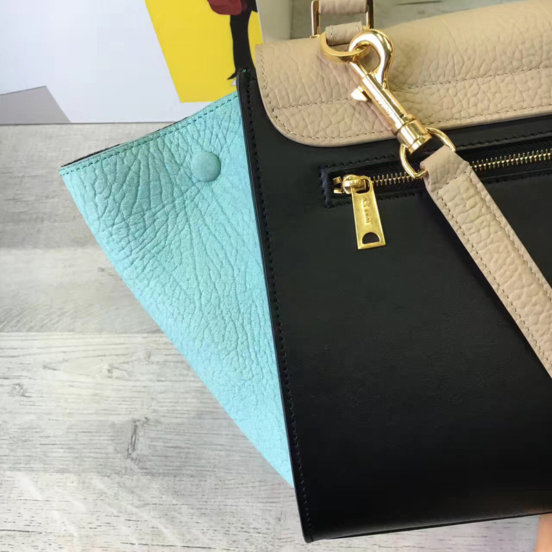 FENDI 芬迪 2017年新Celine Trapeze 小號手袋 賽琳秋千包 賽琳秋千包配色系列 牛津杏