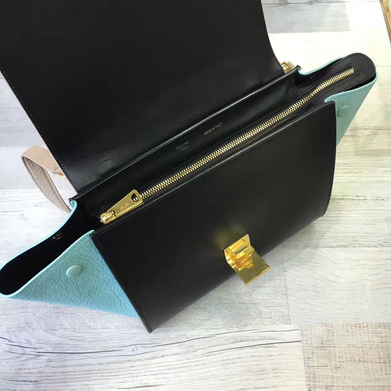 FENDI 芬迪 2017年新Celine Trapeze 小號手袋 賽琳秋千包 賽琳秋千包配色系列 牛津杏