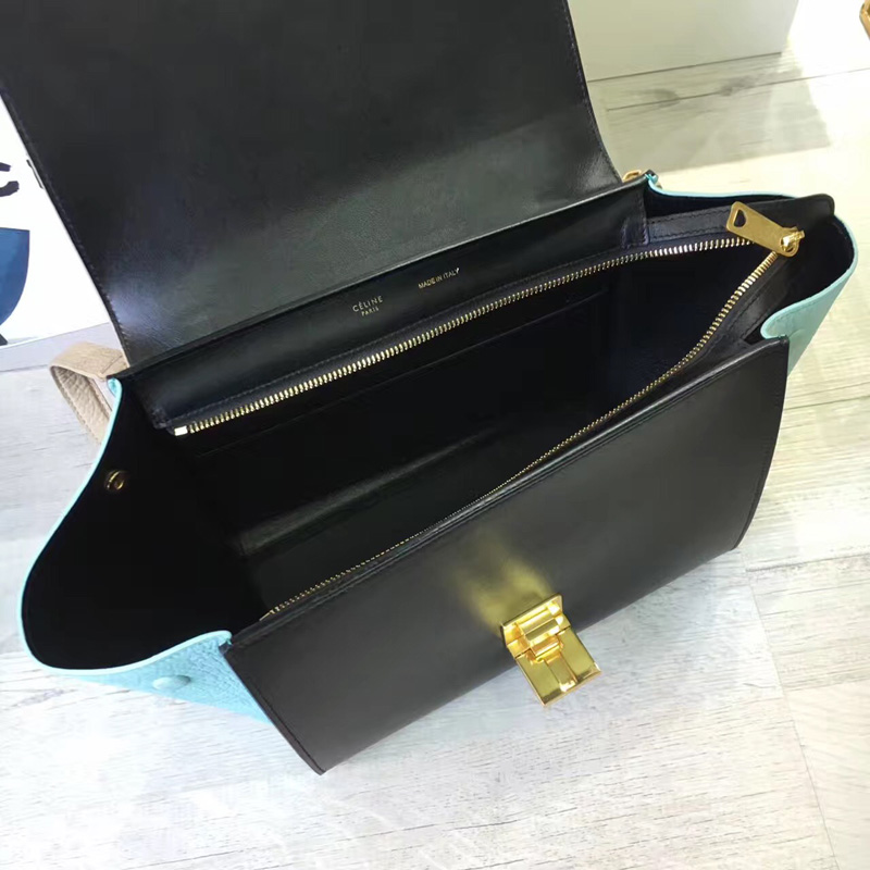 FENDI 芬迪 2017年新Celine Trapeze 小號手袋 賽琳秋千包 賽琳秋千包配色系列 牛津杏