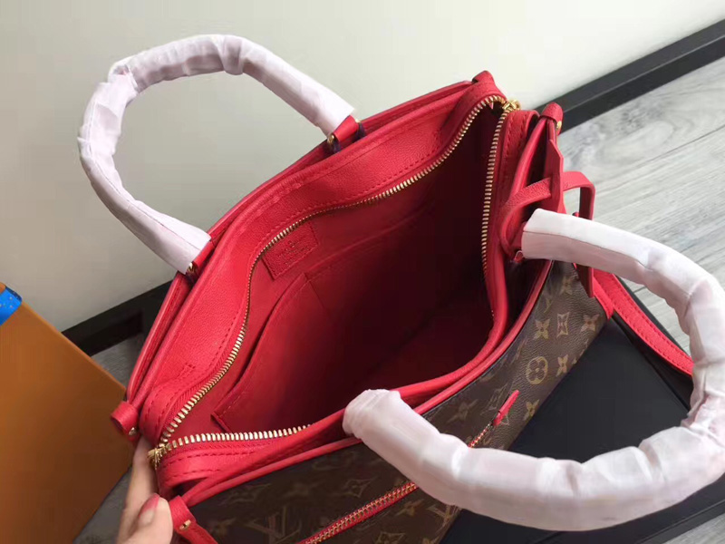 M43433 LV POPINCOURT 小號手袋 LV2017新款老花拼色女包 LV手提包