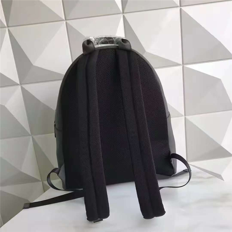 Fendi芬迪新款雙肩包 Fendi經典小怪獸眼睛 小牛皮 芬迪雙肩背包 黑/黃