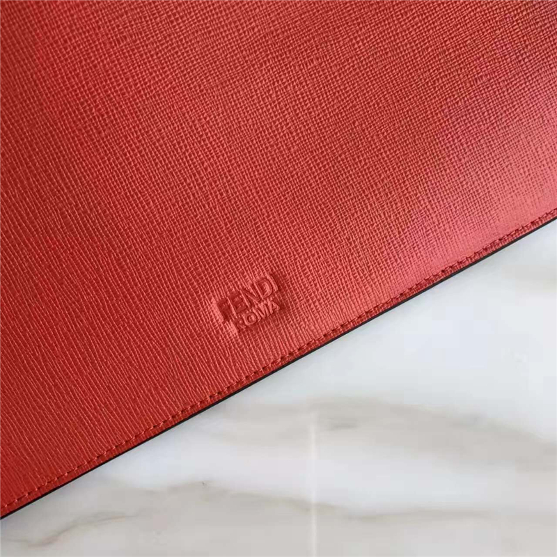 FENDI手包 芬迪小怪獸眼睛額頭閃電圖 小怪獸眼睛額頭閃電圖 芬迪手拿包 黑色