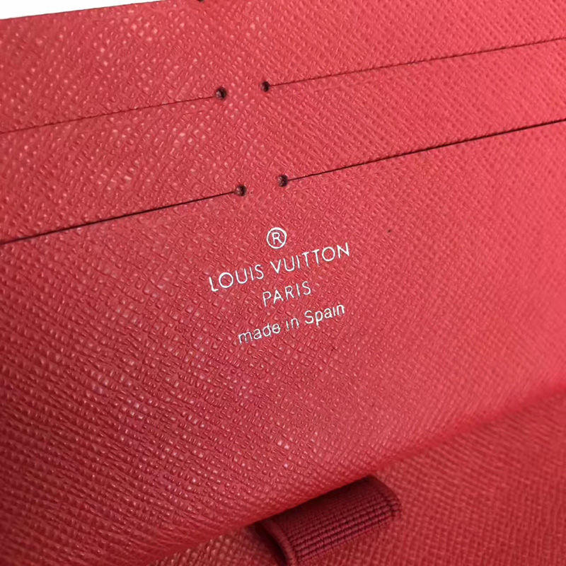 M60632 LV Supreme 聯名系列限量版Zippy Organizer 拉鏈錢夾 LV錢包全開 紅色