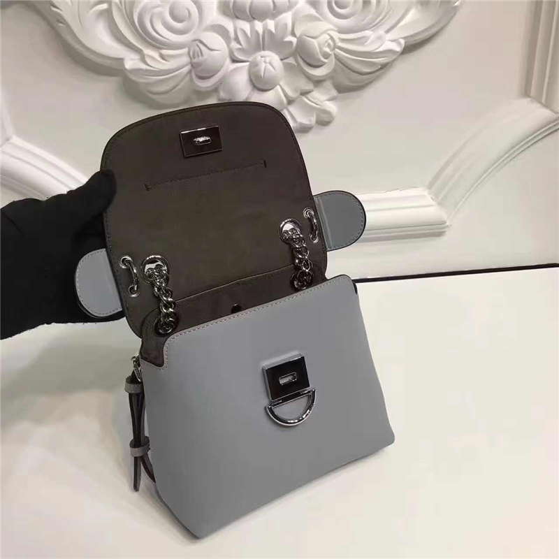 Fendi 芬迪 2017 秋冬T臺同款 MINI BACK TO SCHOOL 背包系列 可單肩可斜跨兩用 灰色