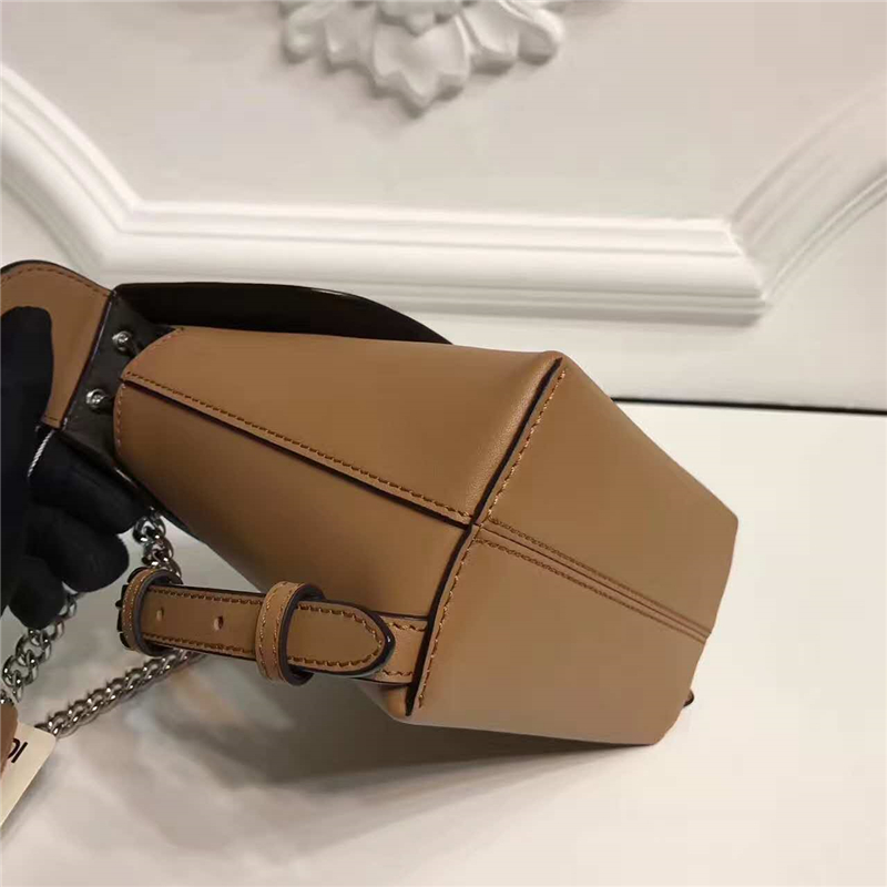 Fendi 芬迪 2017 秋冬T臺同款 MINI BACK TO SCHOOL 背包系列 可單肩可斜跨兩用 淺棕色