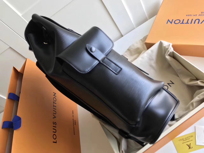 M41709 LV Supreme 聯名系列限量版Christopher 小號雙肩包 LV雙肩包 黑色