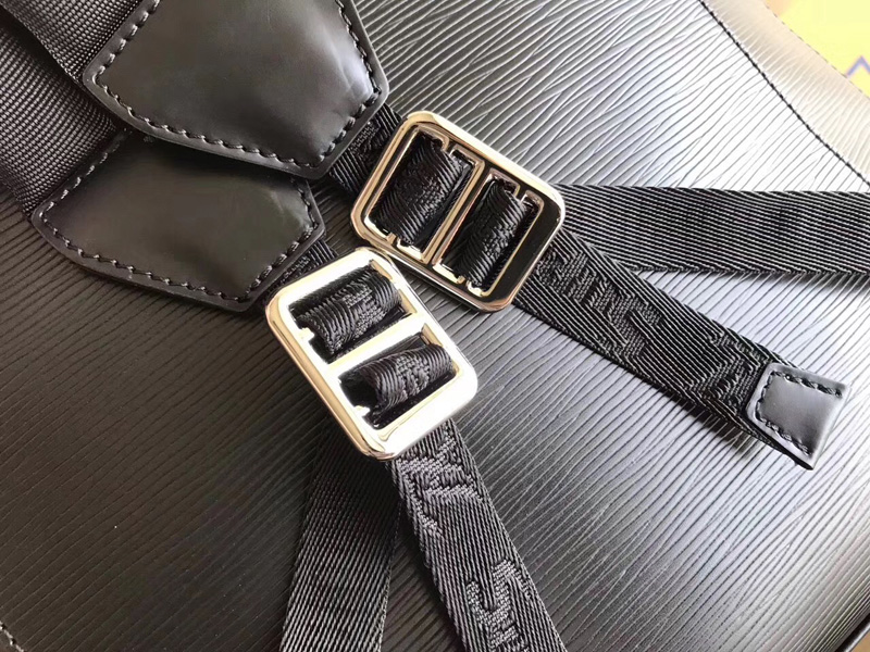 M41709 LV Supreme 聯名系列限量版Christopher 小號雙肩包 LV雙肩包 黑色