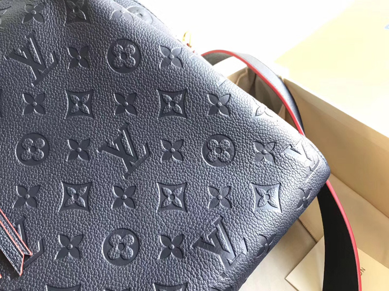 M43721 M43719 LV Ponthieu 小號手袋 LV全皮女包 LV手提肩背包 海藍色