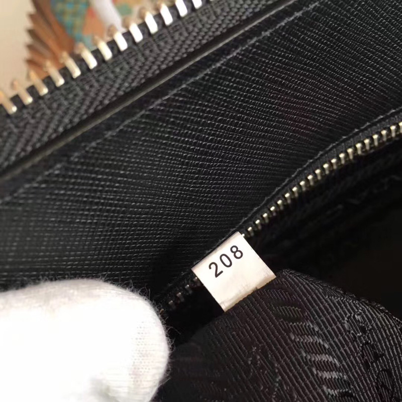 2VG079 Prada普拉達男包 Prada男士公文包 普拉達豎款手提包 黑色