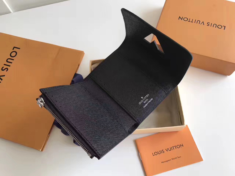 M64414 LV TWIST 短款錢(qián)夾 LV錢(qián)夾 LV女士錢(qián)包 LV水波紋短夾 黑色
