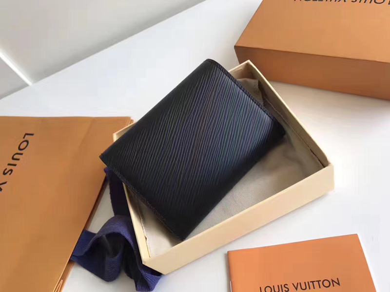 M64414 LV TWIST 短款錢(qián)夾 LV錢(qián)夾 LV女士錢(qián)包 LV水波紋短夾 黑色