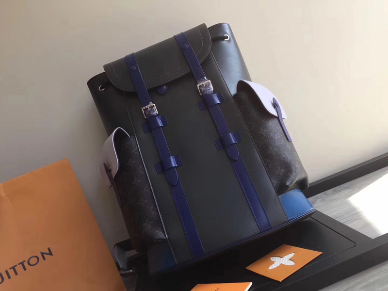 M53424 LV CHRISTOPHER 小號雙肩包 LV背包 LV雙肩包 LV全皮背包