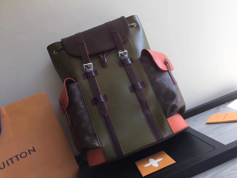 M53425 LV CHRISTOPHER 小號雙肩包 LV背包 LV雙肩包 LV全皮背包