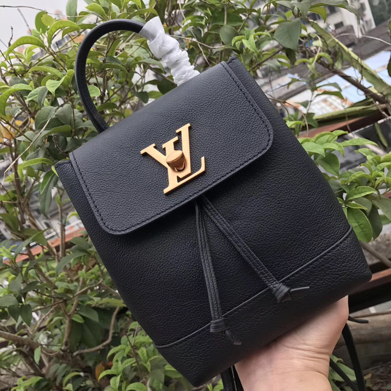 M54573 LV LOCKME 迷你雙肩包 LV背包 LV扭鎖雙肩包 LV全皮背包