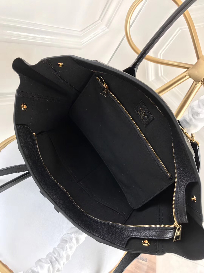 M54843 LV FREEDOM 手袋 LV小牛皮Tote手袋 LV女包 LV全皮女包 黑色