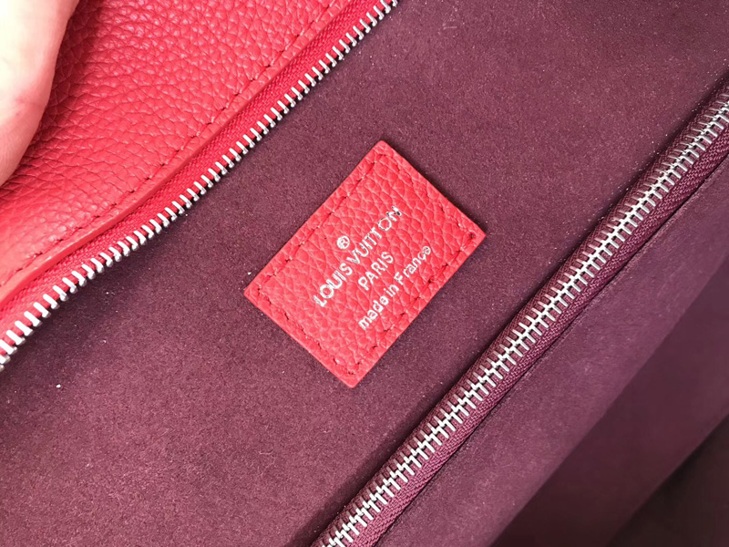 M54844 LV FREEDOM 手袋 LV小牛皮Tote手袋 LV女包 LV全皮女包 紅色