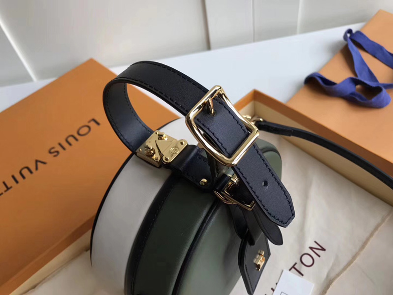 M43510 LV Petite Boite Chapeau 手袋 LV全皮女包 LV小圓包 綠配白