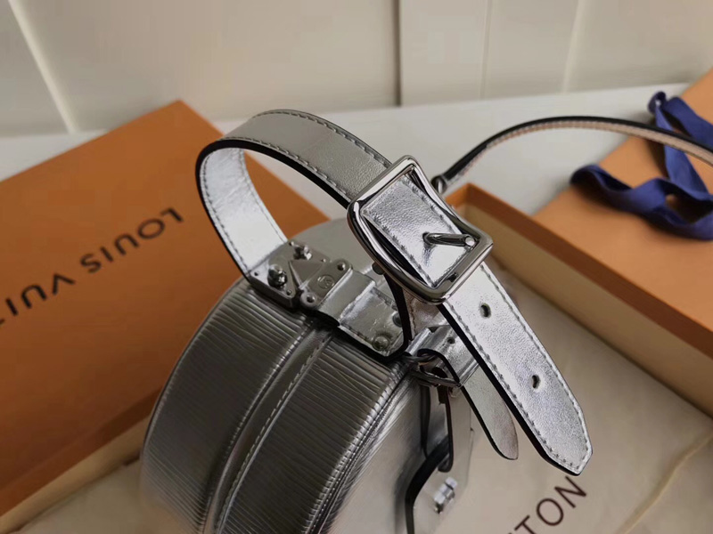M43510 LV Petite Boite Chapeau 手袋 LV全皮女包 LV小圓包 銀色