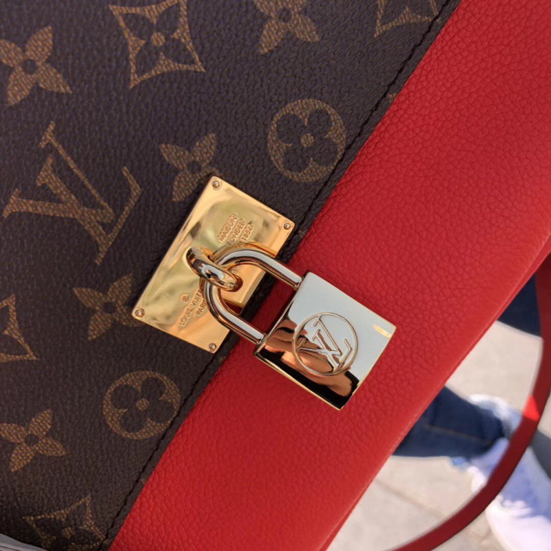 M44286 LV Marignan 郵差包 LV女包 LV郵差包 LV手提單肩包 紅色