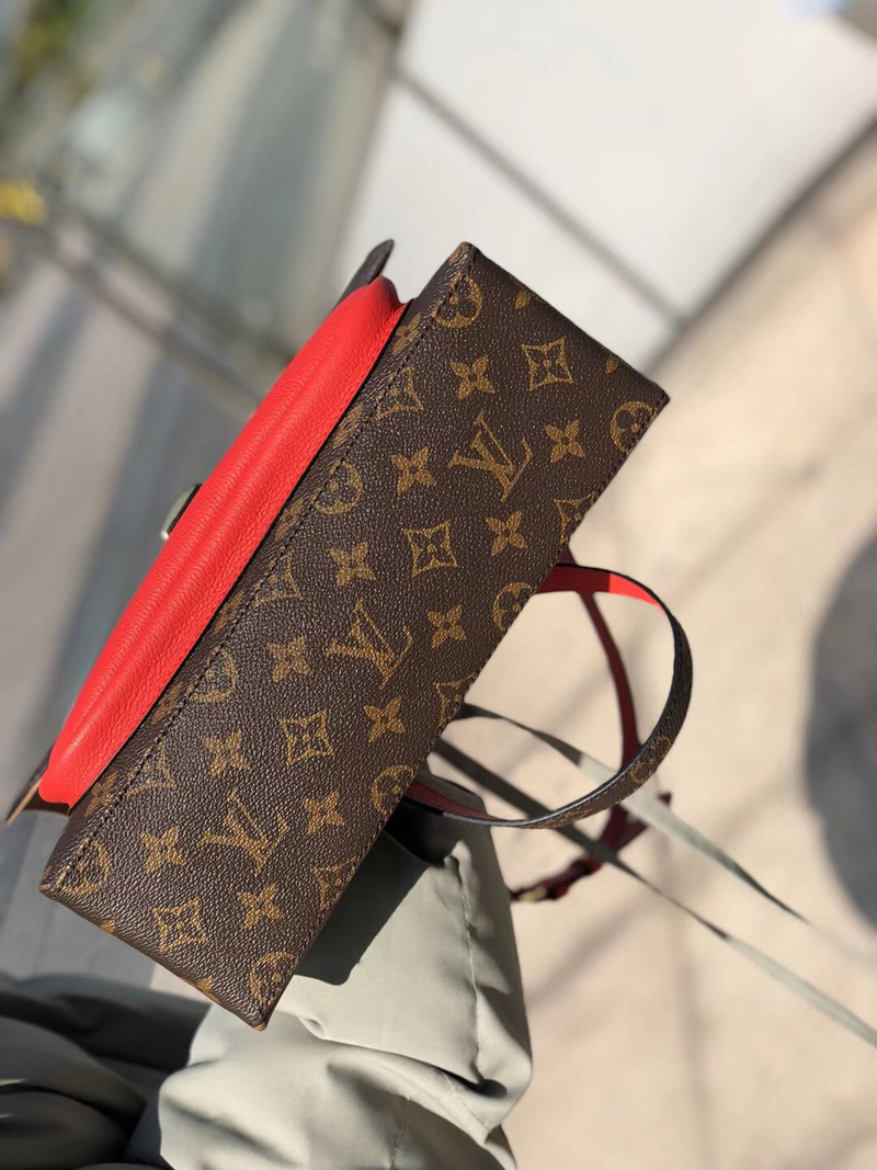 M44286 LV Marignan 郵差包 LV女包 LV郵差包 LV手提單肩包 紅色