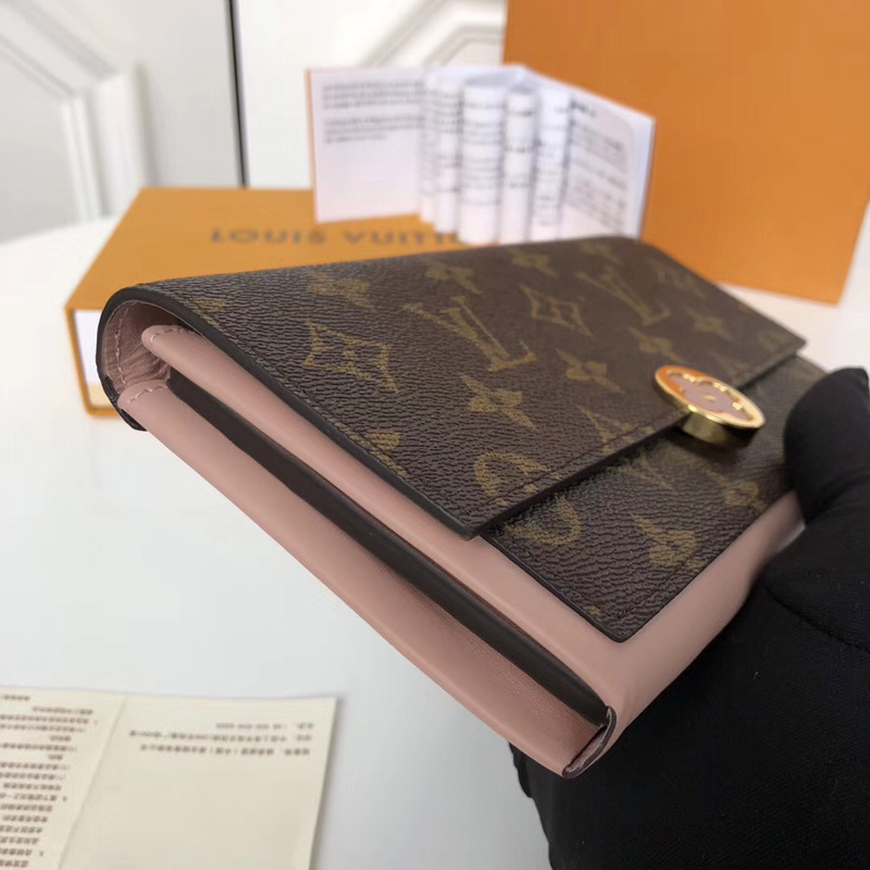 M64585 LV Flore 錢夾 LV女士錢包 LV搭扣長款錢包