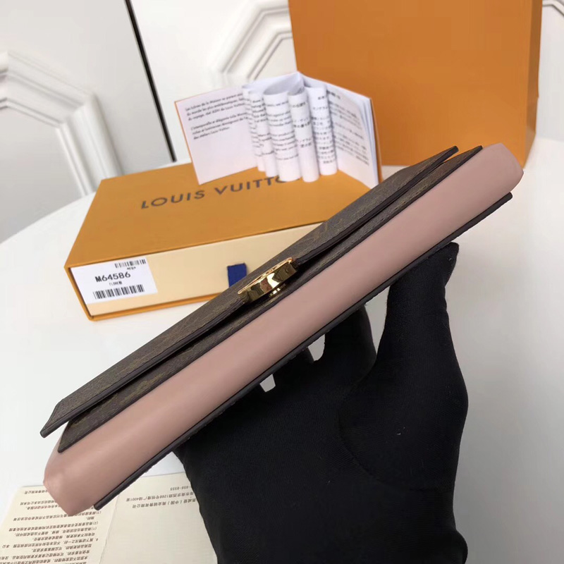 M64585 LV Flore 錢夾 LV女士錢包 LV搭扣長款錢包