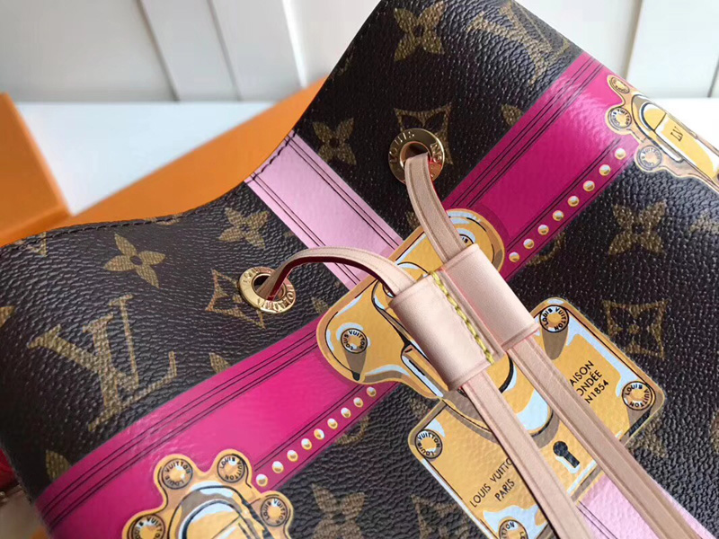 M40649 LV NéoNoé 手袋 LV掛鎖絲印圖案女包 LV水桶包 代購推薦