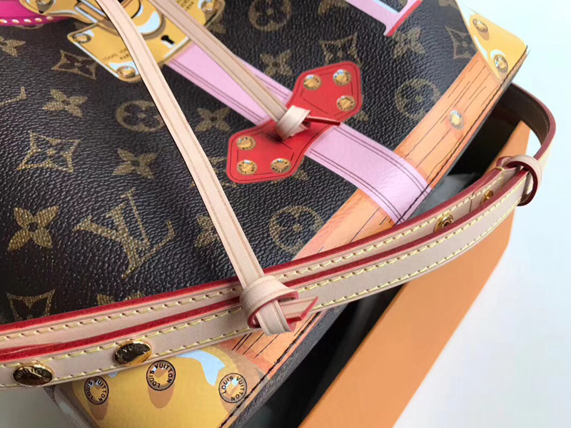 M40649 LV NéoNoé 手袋 LV掛鎖絲印圖案女包 LV水桶包 代購推薦