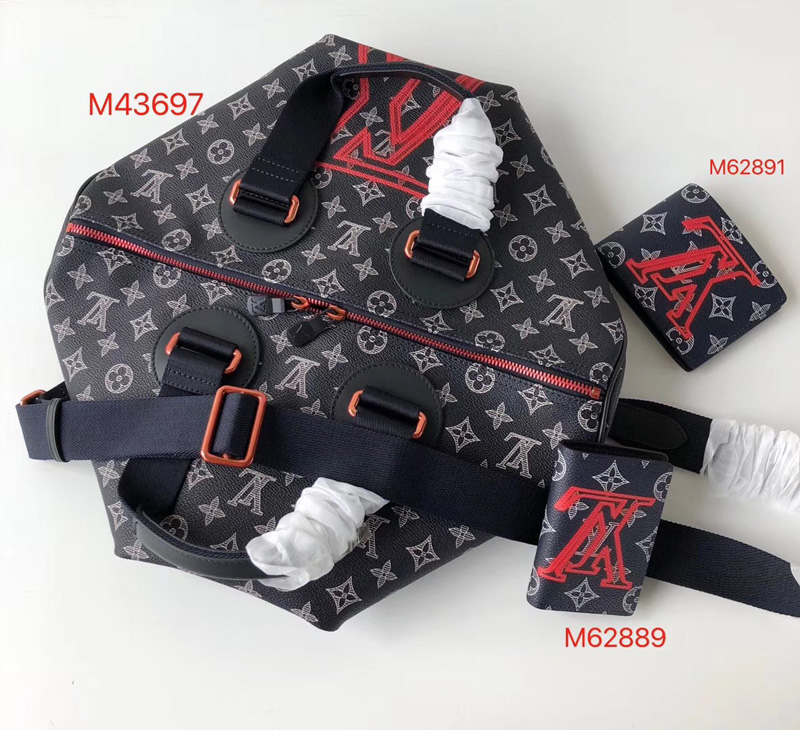 M43697 LV Speedy Bandouliere 40 手袋(配肩帶)LV男包 LV手提包 LV單肩包