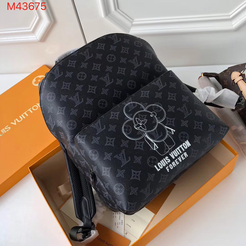 M43675 LV Apollo 雙肩包 LV吉祥物向日癸 SKP限量款 LV雙肩包 LV背包