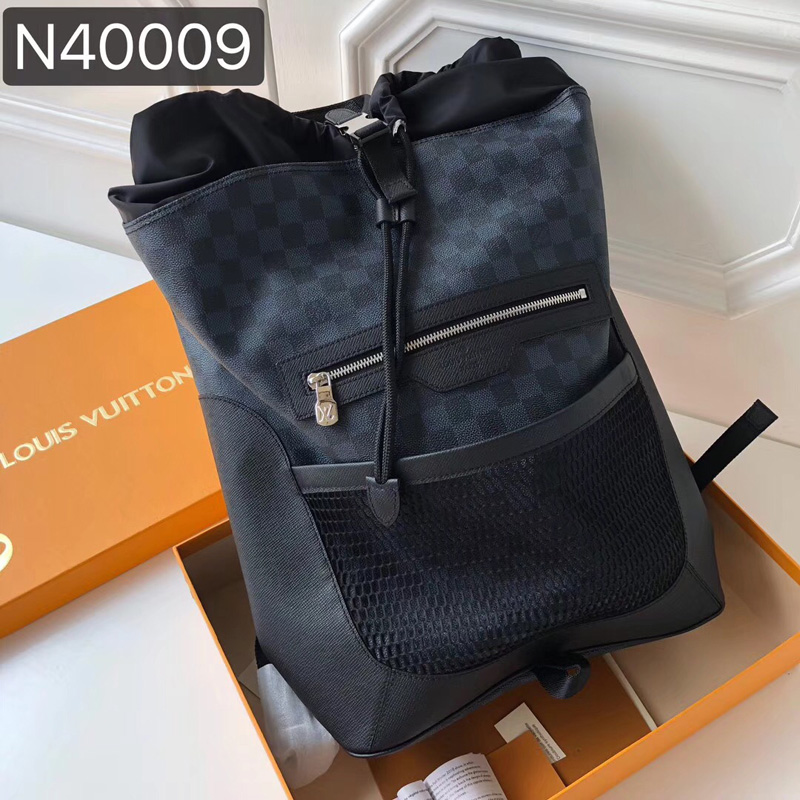 N40009 LV Matchpoint 雙肩包 LV背包 LV網眼布多功能雙肩包