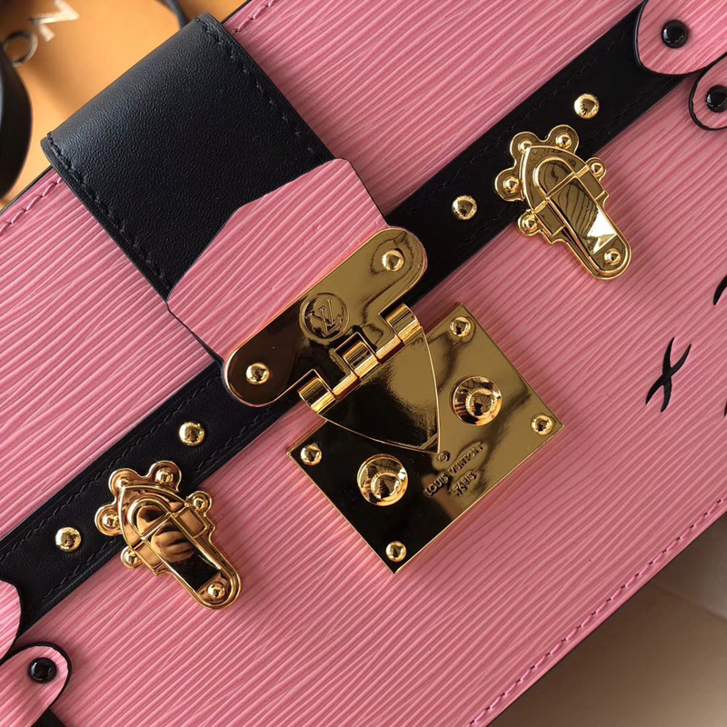 M51698 LV Trunk Clutch 手袋 LV女包 LV挎包 LV盒子包 粉色