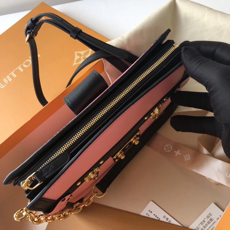 M51698 LV Trunk Clutch 手袋 LV女包 LV挎包 LV盒子包 粉色