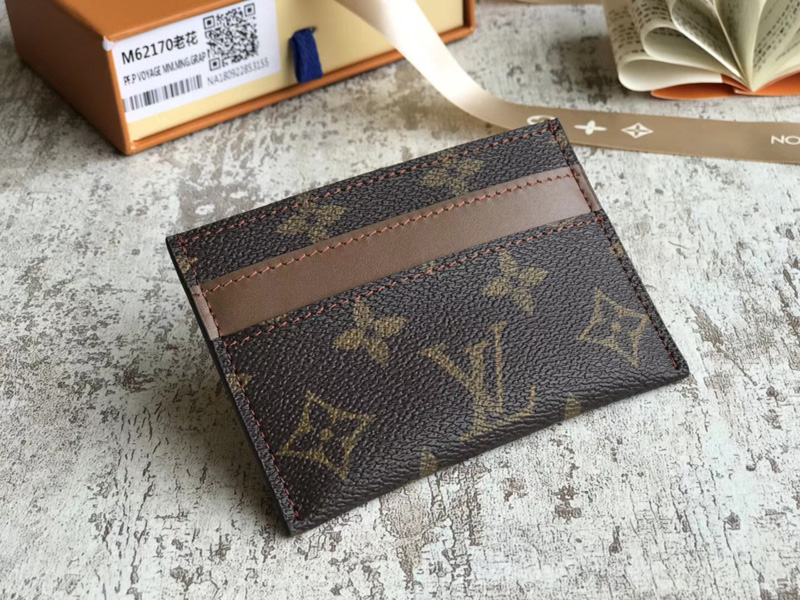 M62170 LV PORTE CARTES DOUBLE 卡片夾 LV卡包 LV名片夾 黑花老花黑格三色