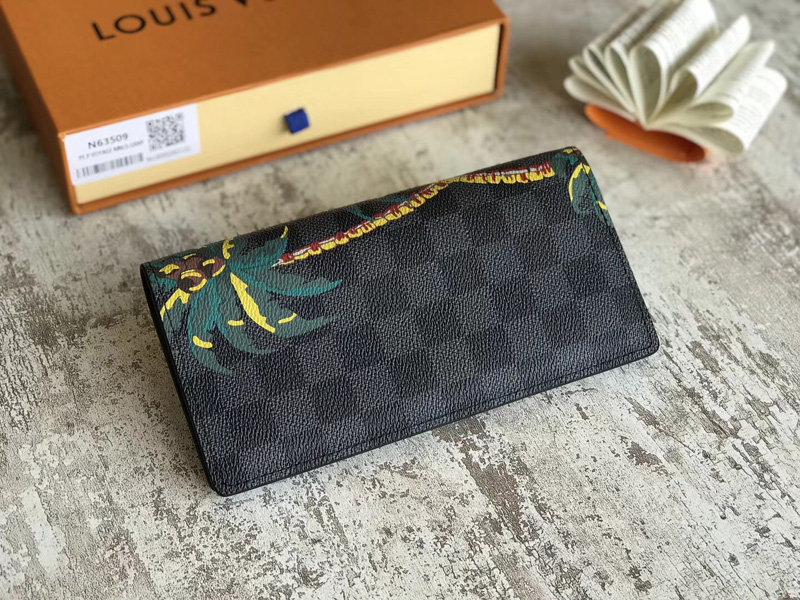 N63509 LV BRAZZA 錢夾 LV叢林主題系列 LV西裝夾 LV錢包