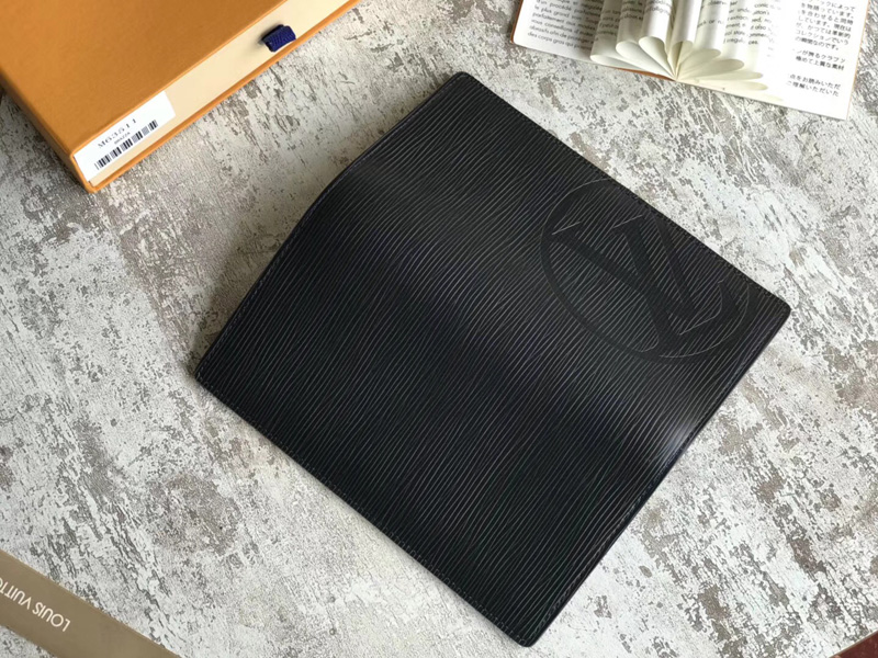 M63511 LV Brazza 錢夾 LV Epi Initials錢夾 LV西裝夾 黑色