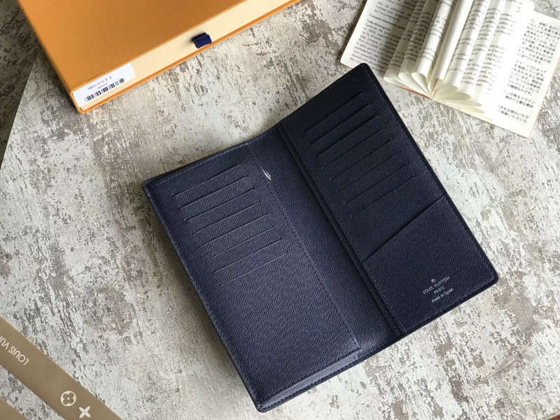 M63511 LV Brazza 錢夾 LV Epi Initials錢夾 LV西裝夾 黑色